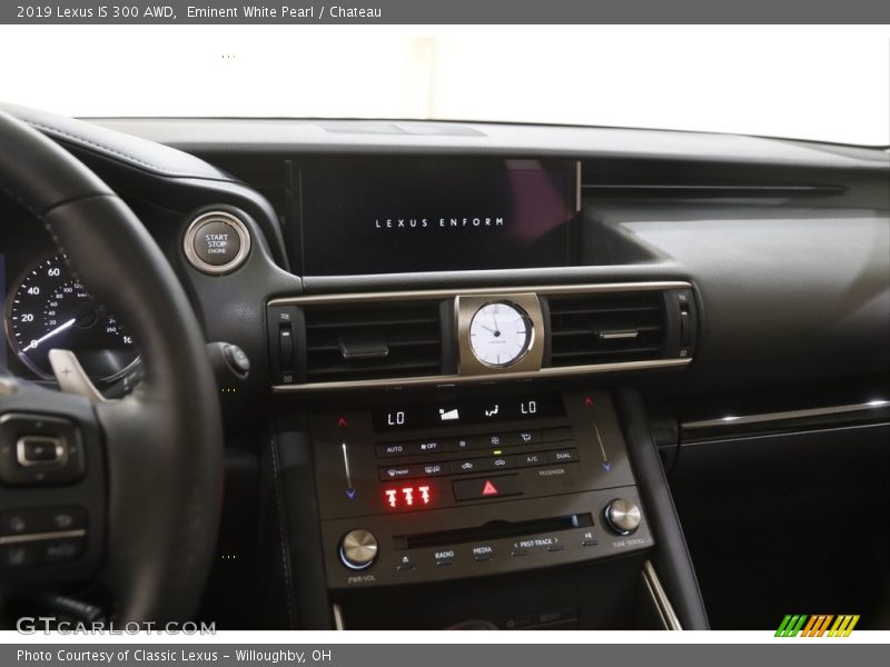 Controls of 2019 IS 300 AWD