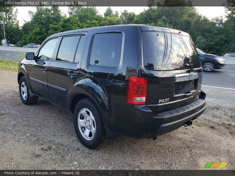 Formal Black / Black 2009 Honda Pilot LX 4WD
