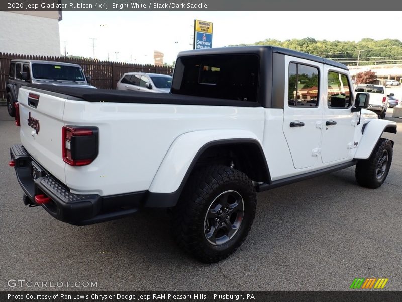 Bright White / Black/Dark Saddle 2020 Jeep Gladiator Rubicon 4x4