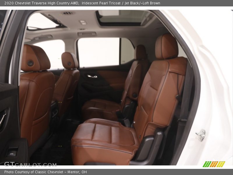 Rear Seat of 2020 Traverse High Country AWD