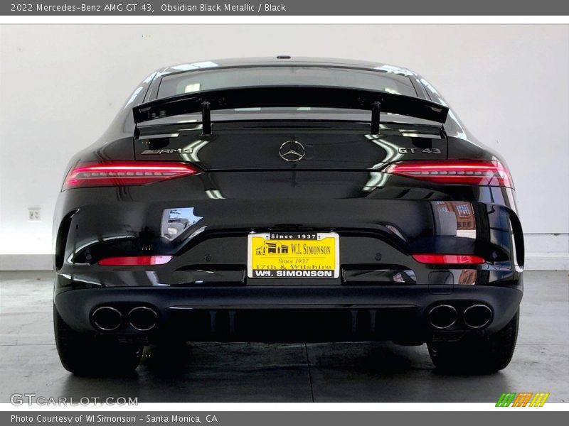 Obsidian Black Metallic / Black 2022 Mercedes-Benz AMG GT 43