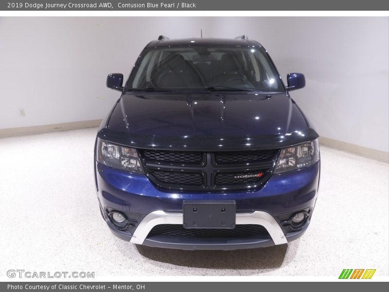 Contusion Blue Pearl / Black 2019 Dodge Journey Crossroad AWD