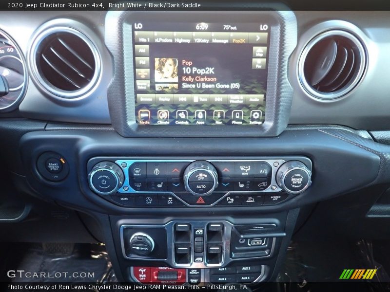 Bright White / Black/Dark Saddle 2020 Jeep Gladiator Rubicon 4x4