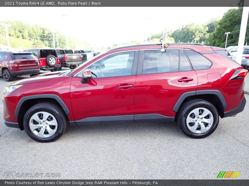  2021 RAV4 LE AWD Ruby Flare Pearl