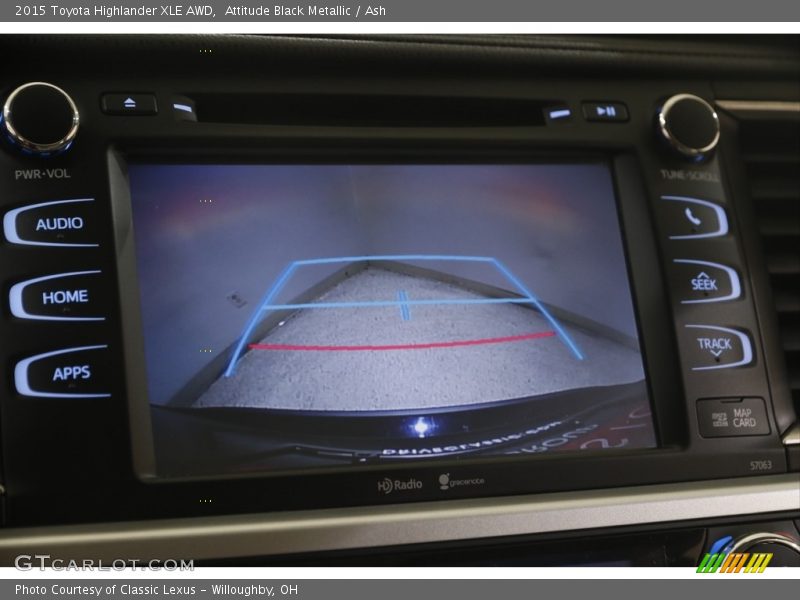 Attitude Black Metallic / Ash 2015 Toyota Highlander XLE AWD