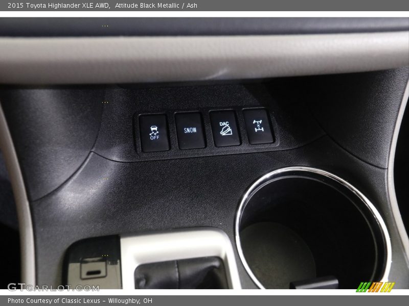 Attitude Black Metallic / Ash 2015 Toyota Highlander XLE AWD