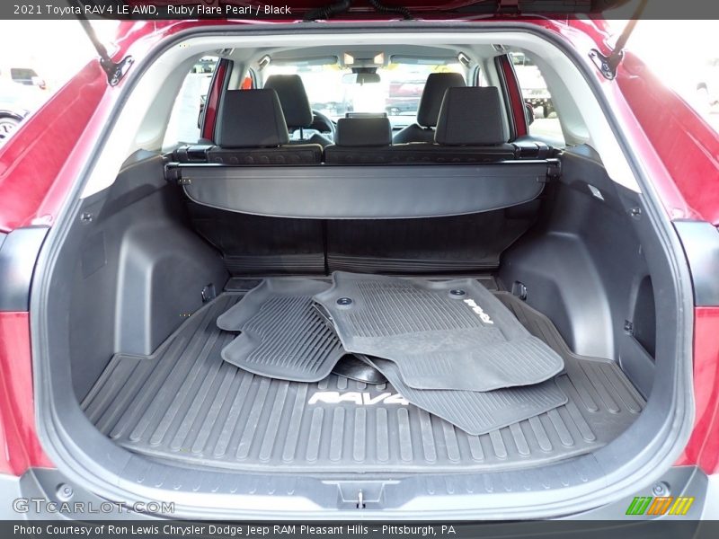 Ruby Flare Pearl / Black 2021 Toyota RAV4 LE AWD