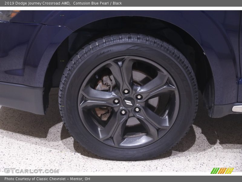 Contusion Blue Pearl / Black 2019 Dodge Journey Crossroad AWD