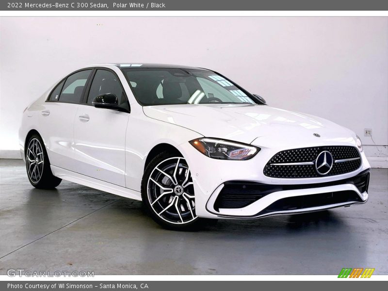 Polar White / Black 2022 Mercedes-Benz C 300 Sedan