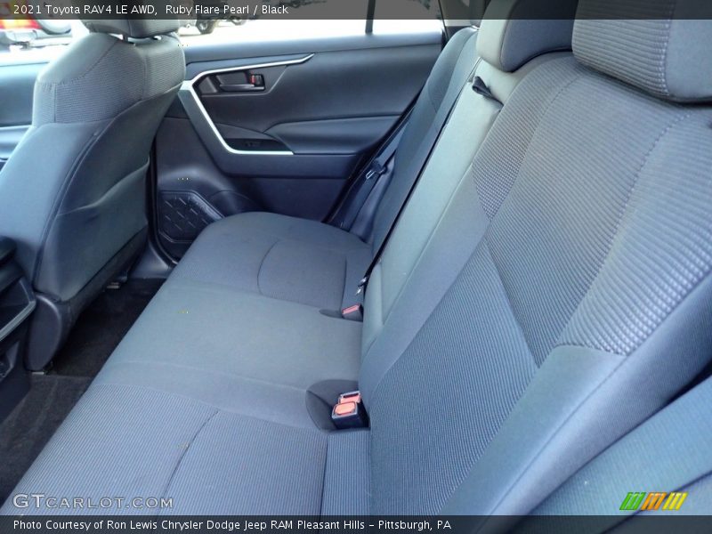 Ruby Flare Pearl / Black 2021 Toyota RAV4 LE AWD