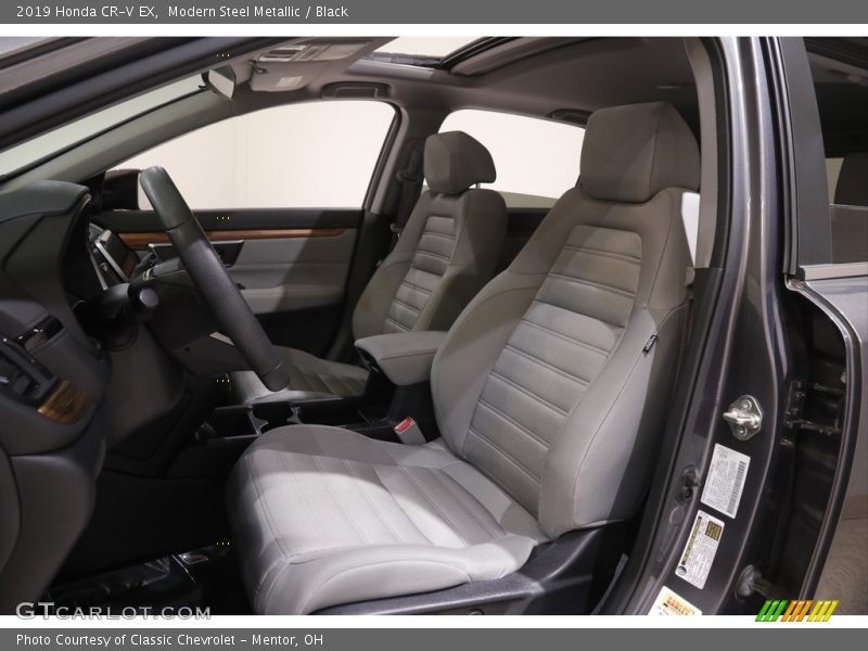Modern Steel Metallic / Black 2019 Honda CR-V EX