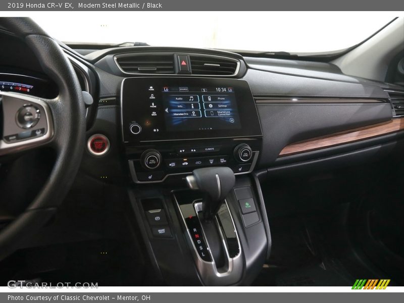 Modern Steel Metallic / Black 2019 Honda CR-V EX