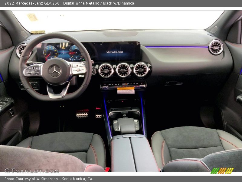 Digital White Metallic / Black w/Dinamica 2022 Mercedes-Benz GLA 250