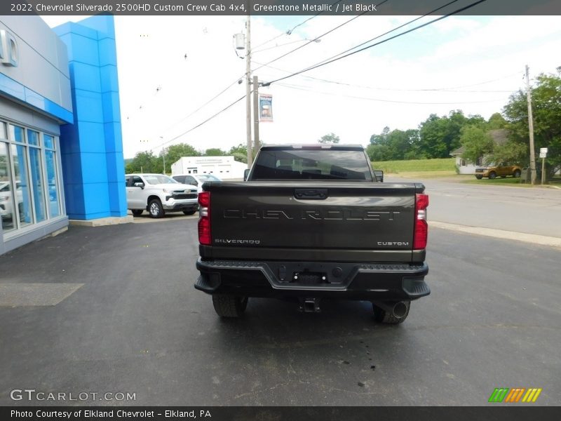 Greenstone Metallic / Jet Black 2022 Chevrolet Silverado 2500HD Custom Crew Cab 4x4