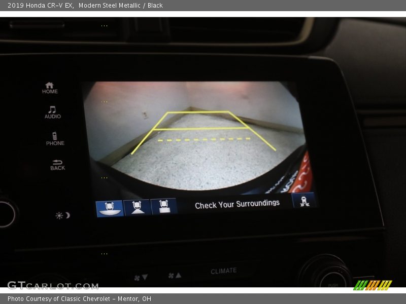 Modern Steel Metallic / Black 2019 Honda CR-V EX
