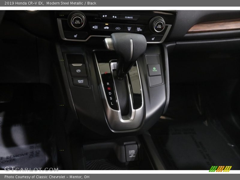 Modern Steel Metallic / Black 2019 Honda CR-V EX