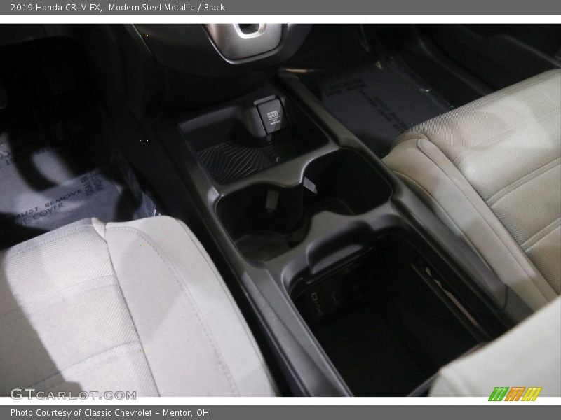 Modern Steel Metallic / Black 2019 Honda CR-V EX