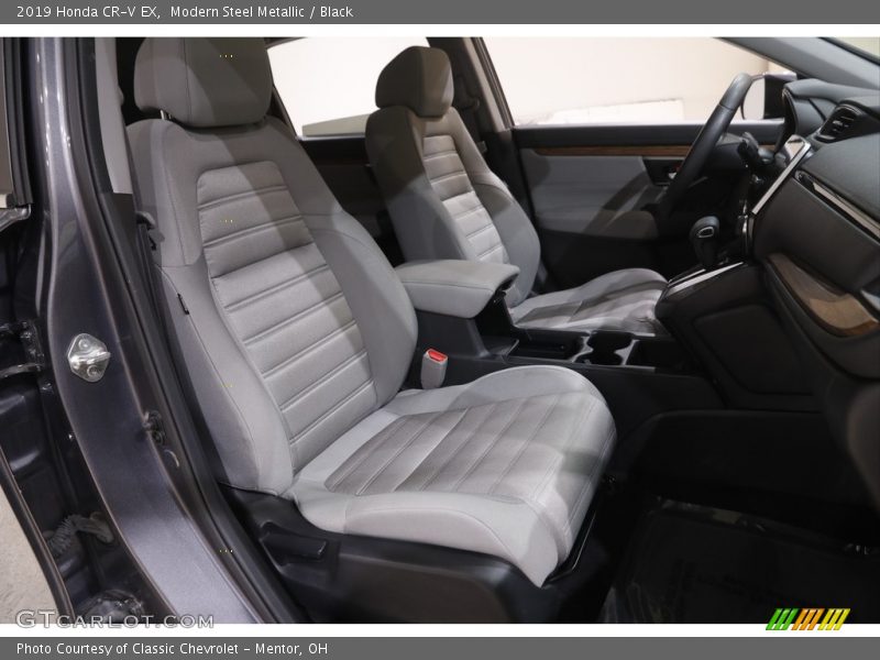 Modern Steel Metallic / Black 2019 Honda CR-V EX