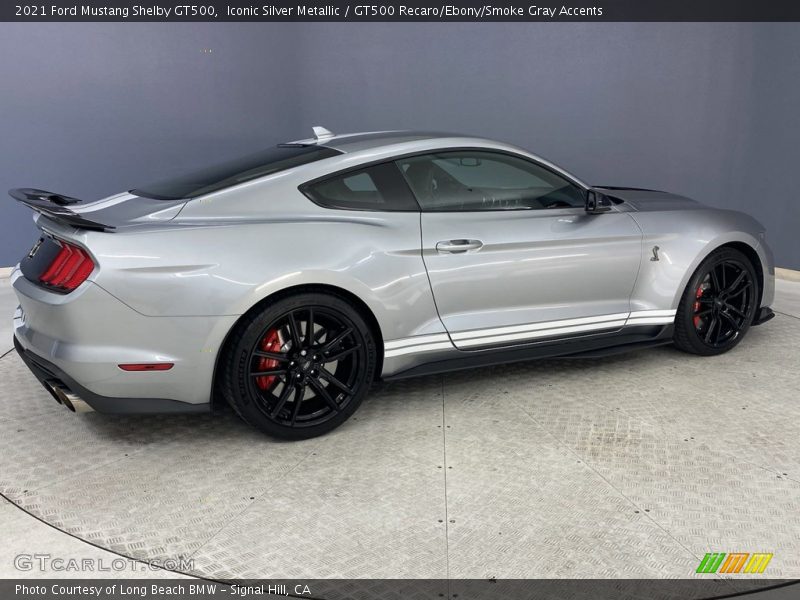 Iconic Silver Metallic / GT500 Recaro/Ebony/Smoke Gray Accents 2021 Ford Mustang Shelby GT500