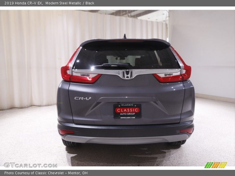 Modern Steel Metallic / Black 2019 Honda CR-V EX