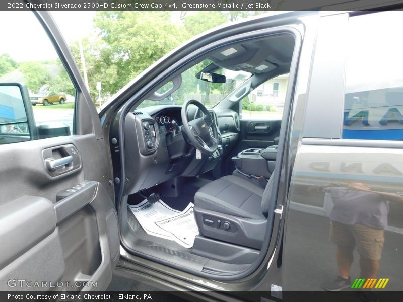 Greenstone Metallic / Jet Black 2022 Chevrolet Silverado 2500HD Custom Crew Cab 4x4