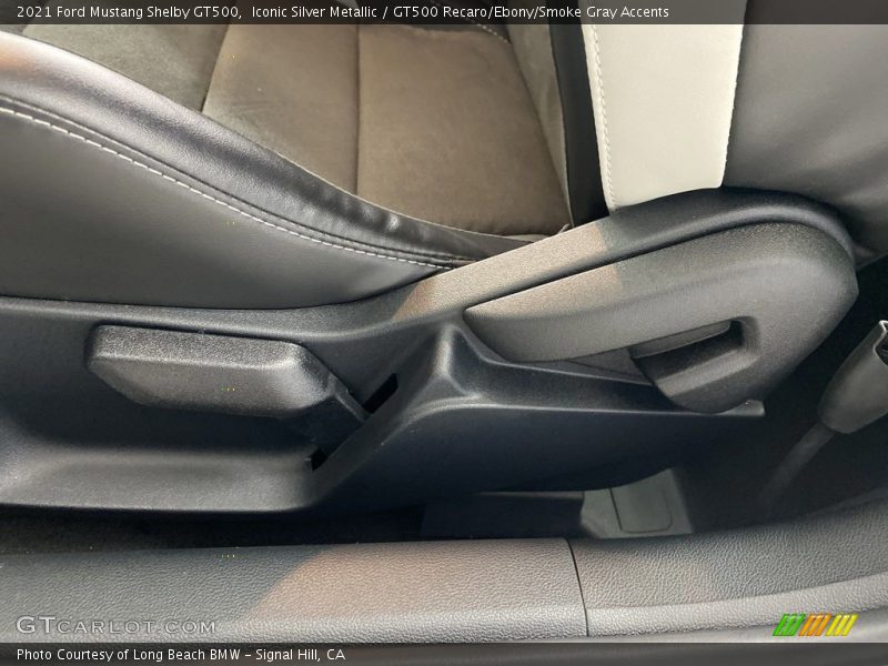 Iconic Silver Metallic / GT500 Recaro/Ebony/Smoke Gray Accents 2021 Ford Mustang Shelby GT500