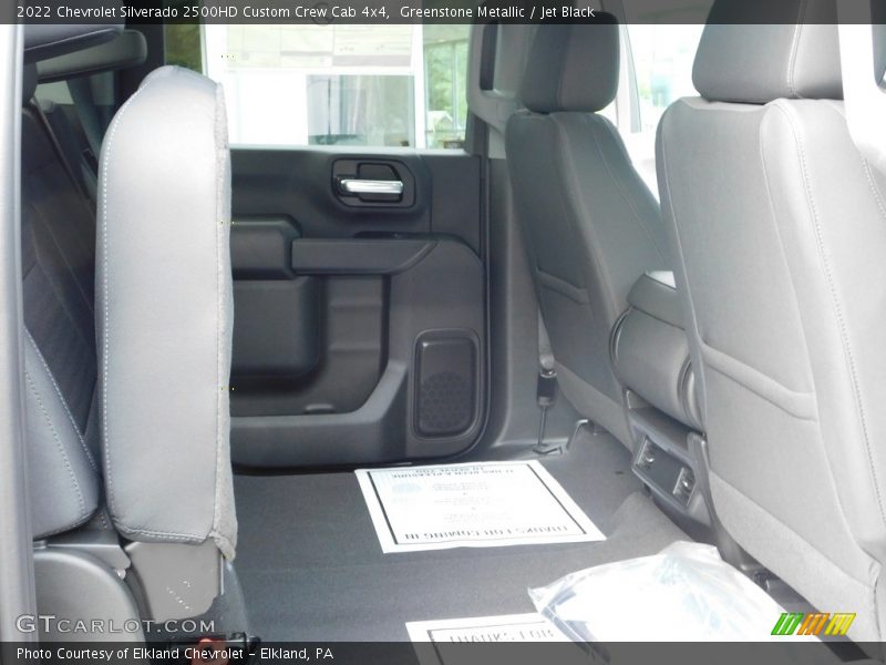 Greenstone Metallic / Jet Black 2022 Chevrolet Silverado 2500HD Custom Crew Cab 4x4
