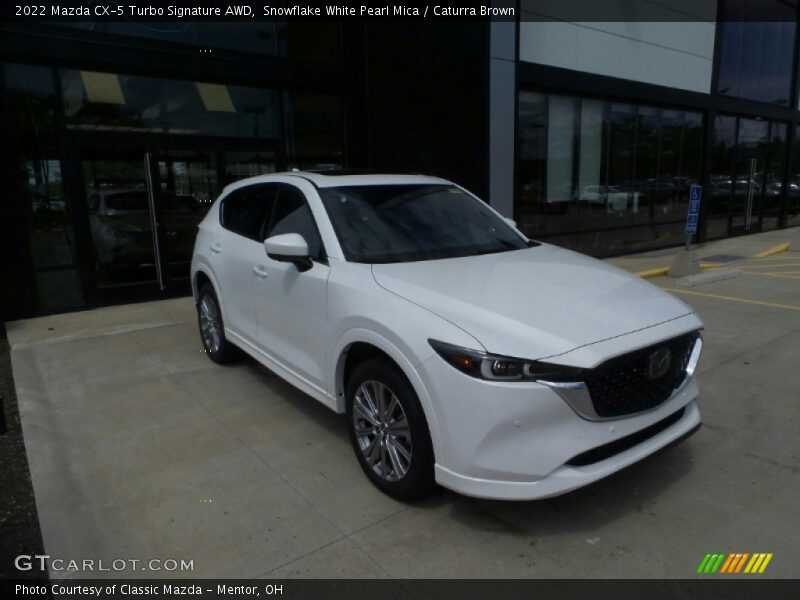 Front 3/4 View of 2022 CX-5 Turbo Signature AWD