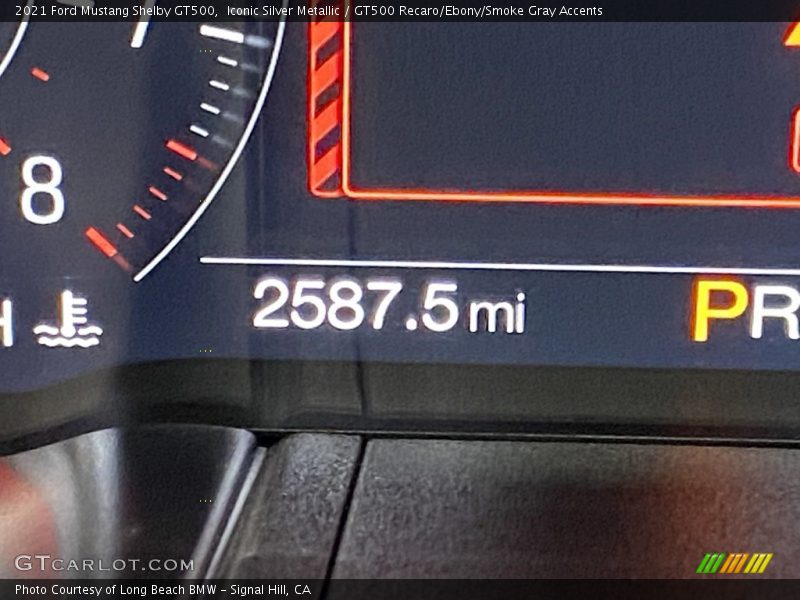 Iconic Silver Metallic / GT500 Recaro/Ebony/Smoke Gray Accents 2021 Ford Mustang Shelby GT500