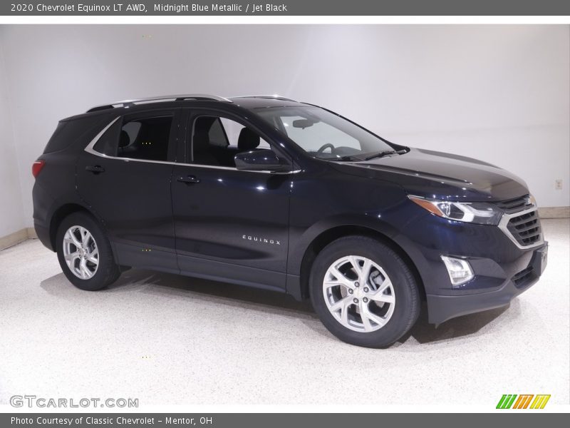 Midnight Blue Metallic / Jet Black 2020 Chevrolet Equinox LT AWD