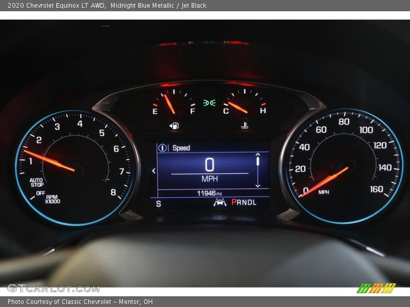 Midnight Blue Metallic / Jet Black 2020 Chevrolet Equinox LT AWD