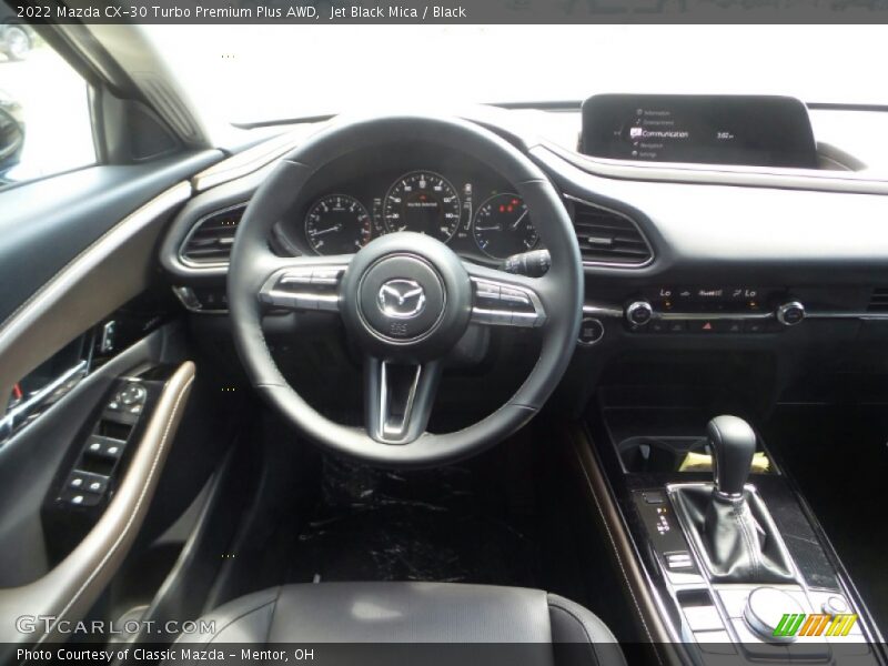 Jet Black Mica / Black 2022 Mazda CX-30 Turbo Premium Plus AWD