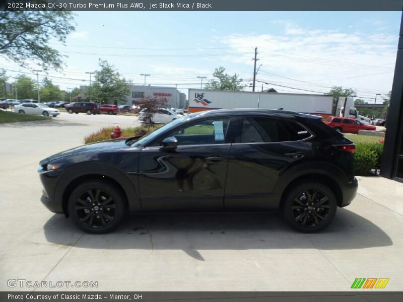 Jet Black Mica / Black 2022 Mazda CX-30 Turbo Premium Plus AWD