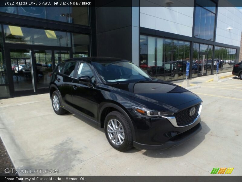 Jet Black Mica / Black 2022 Mazda CX-5 S AWD