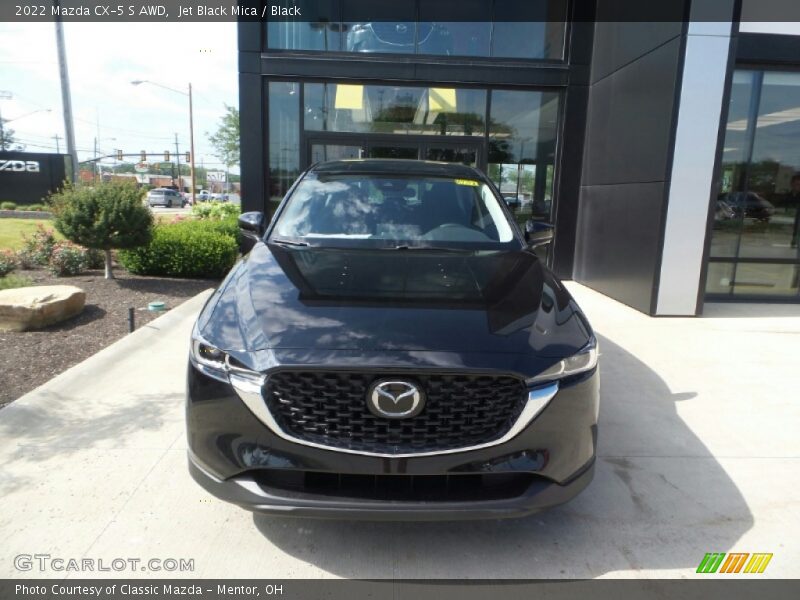 Jet Black Mica / Black 2022 Mazda CX-5 S AWD