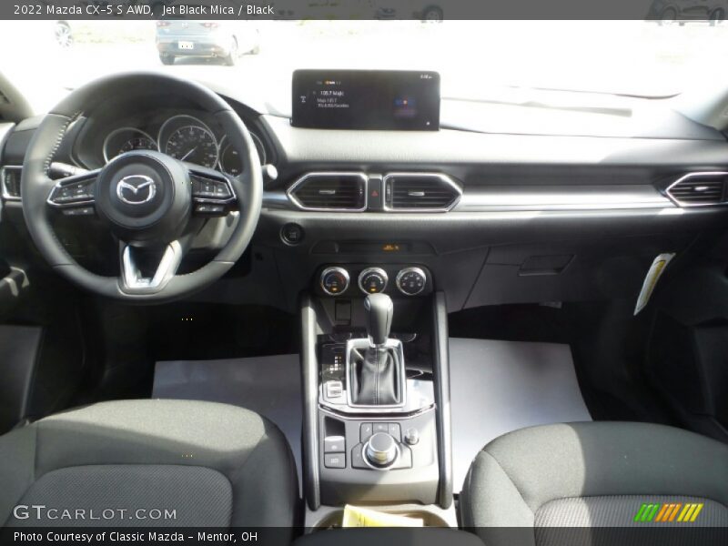 Jet Black Mica / Black 2022 Mazda CX-5 S AWD