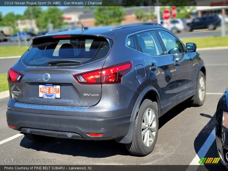 Gun Metallic / Charcoal 2019 Nissan Rogue Sport SV AWD