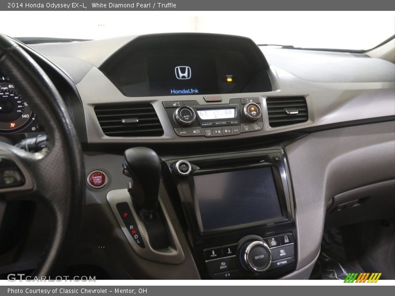 White Diamond Pearl / Truffle 2014 Honda Odyssey EX-L