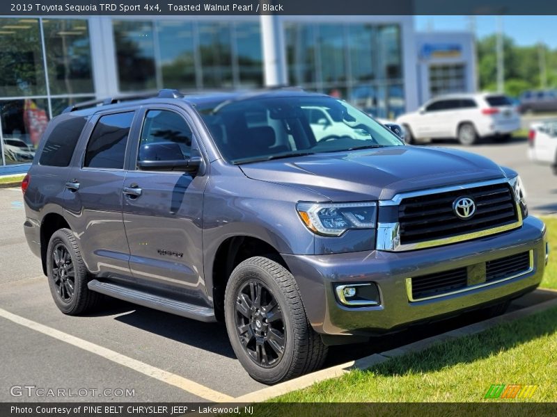 Toasted Walnut Pearl / Black 2019 Toyota Sequoia TRD Sport 4x4