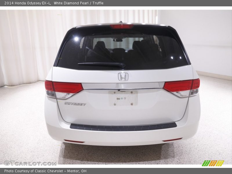 White Diamond Pearl / Truffle 2014 Honda Odyssey EX-L