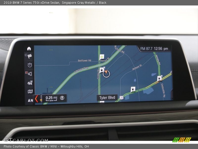 Singapore Gray Metallic / Black 2019 BMW 7 Series 750i xDrive Sedan
