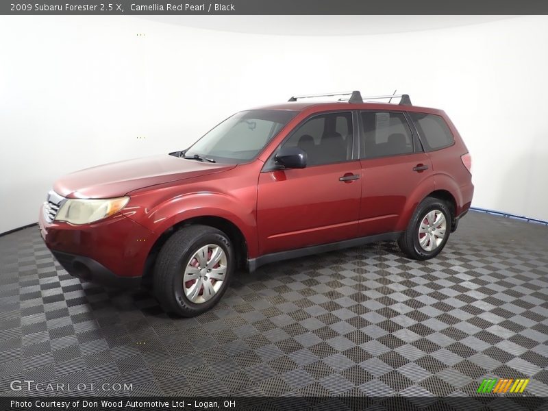 Camellia Red Pearl / Black 2009 Subaru Forester 2.5 X