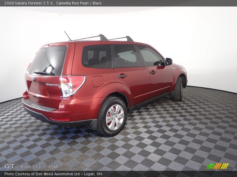 Camellia Red Pearl / Black 2009 Subaru Forester 2.5 X