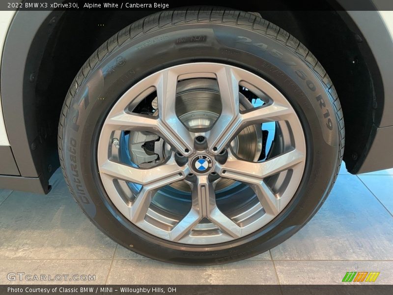 Alpine White / Canberra Beige 2022 BMW X3 xDrive30i
