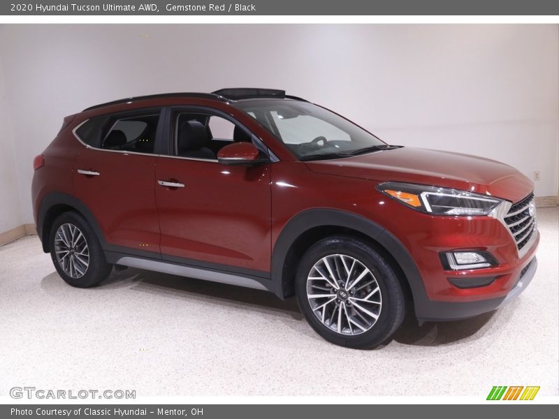 Gemstone Red / Black 2020 Hyundai Tucson Ultimate AWD