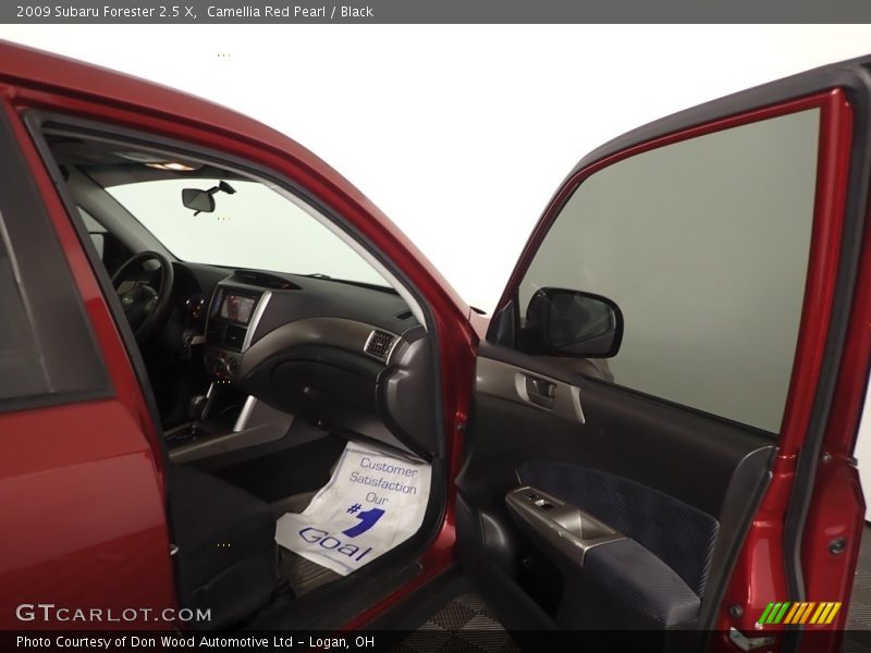 Camellia Red Pearl / Black 2009 Subaru Forester 2.5 X
