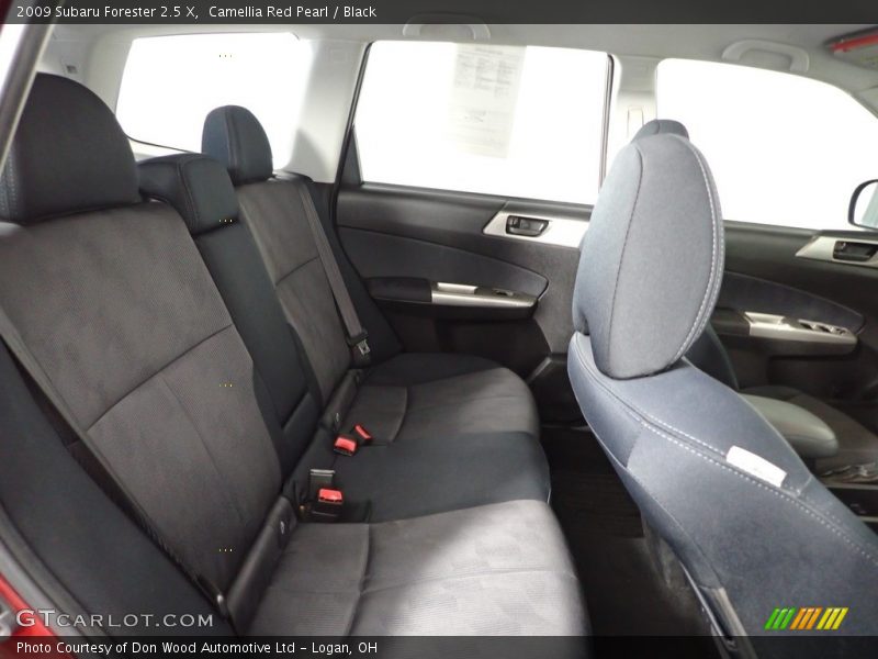 Camellia Red Pearl / Black 2009 Subaru Forester 2.5 X