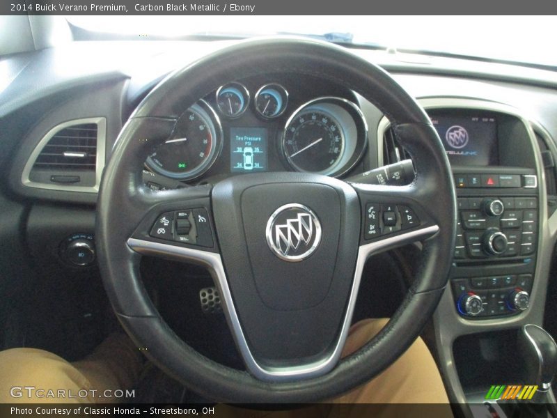 Carbon Black Metallic / Ebony 2014 Buick Verano Premium