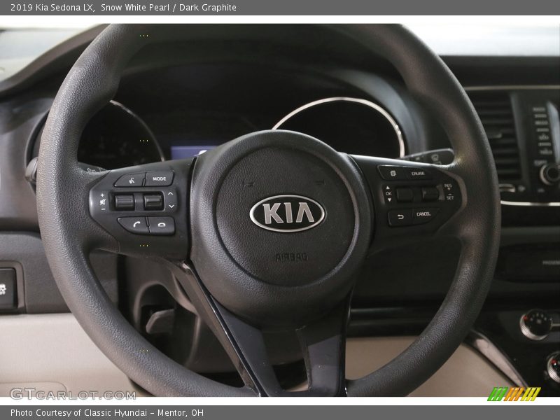 Snow White Pearl / Dark Graphite 2019 Kia Sedona LX