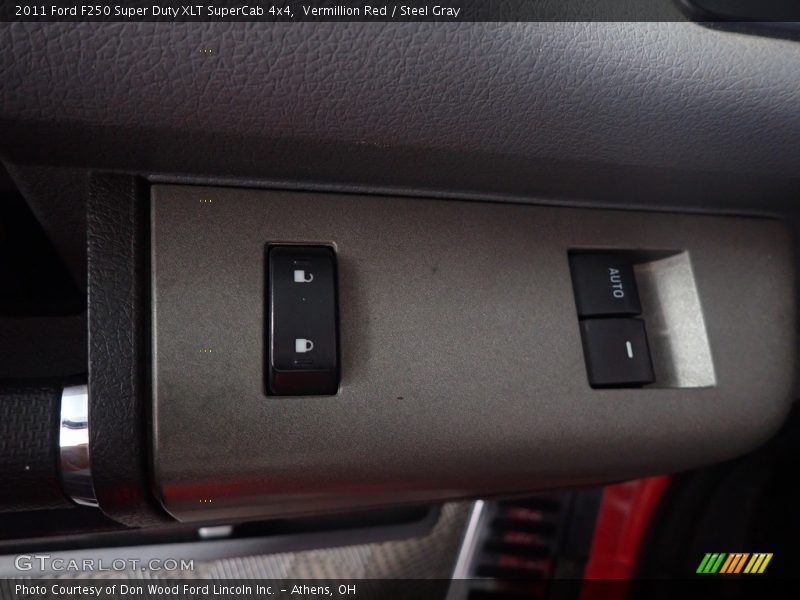 Vermillion Red / Steel Gray 2011 Ford F250 Super Duty XLT SuperCab 4x4